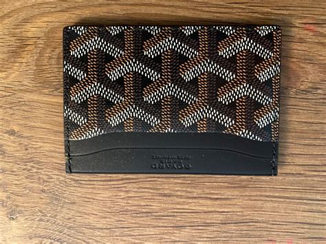 goyard cardholder retail price|Goyard card holder inside.